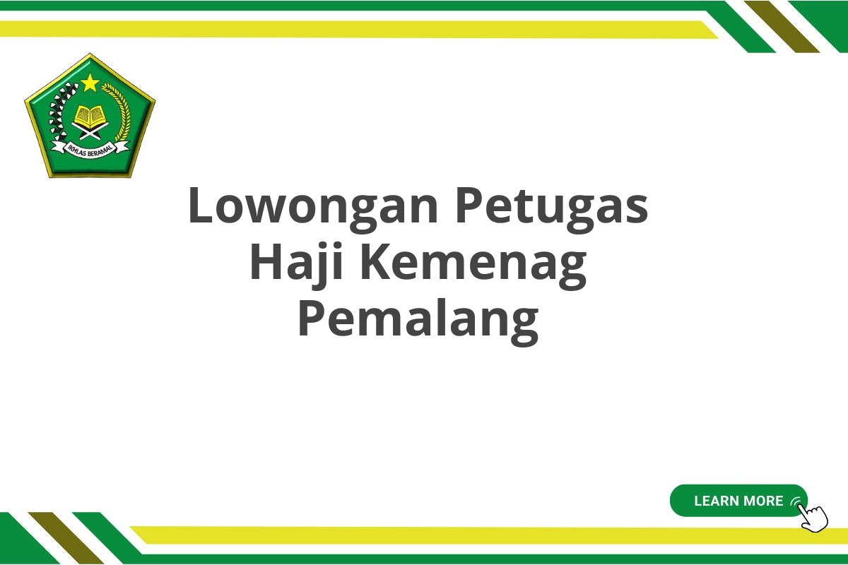 Lowongan Petugas Haji Kemenag Pemalang