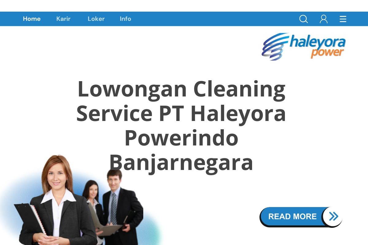 Lowongan Cleaning Service PT Haleyora Powerindo Banjarnegara