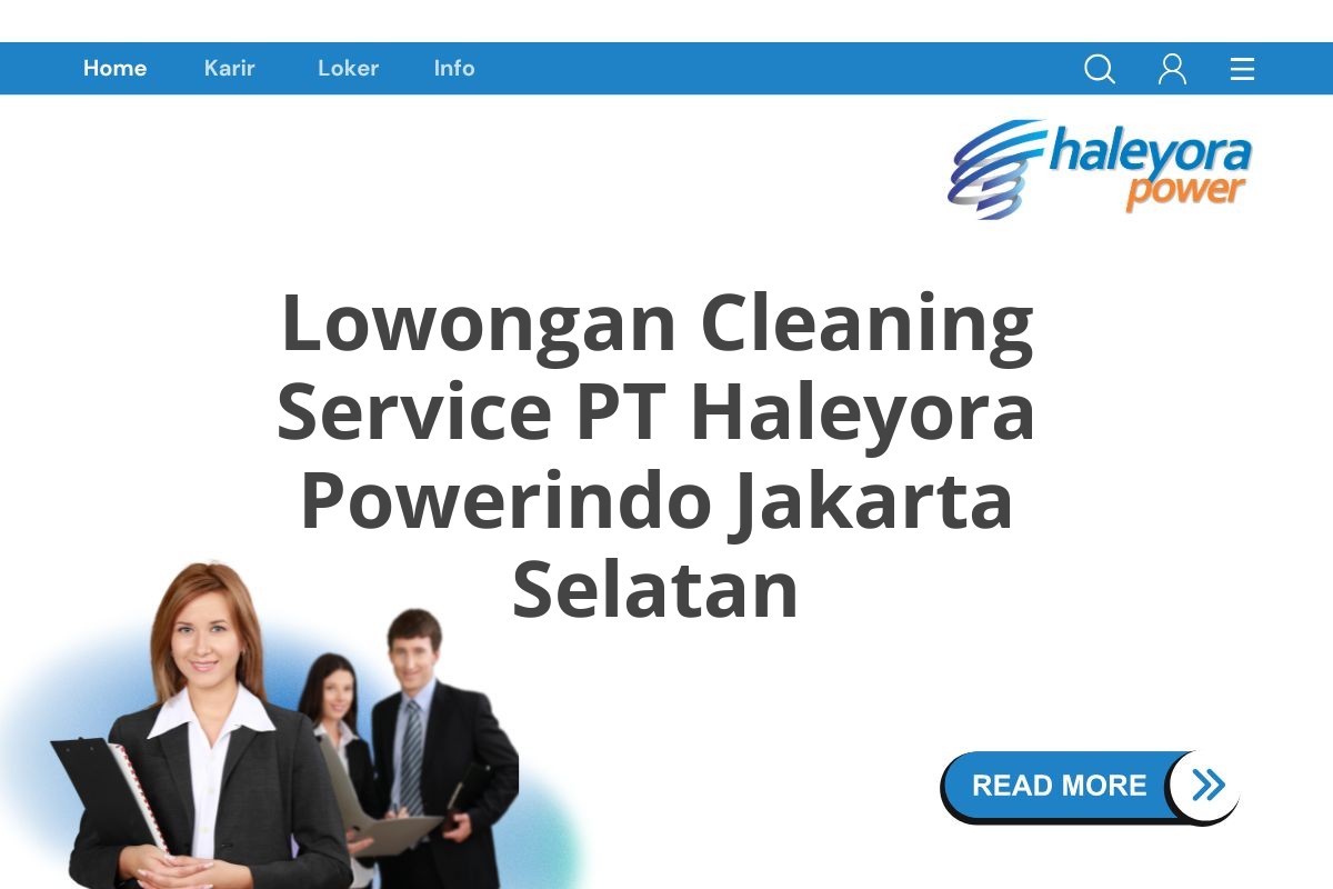 Lowongan Cleaning Service PT Haleyora Powerindo Jakarta Selatan