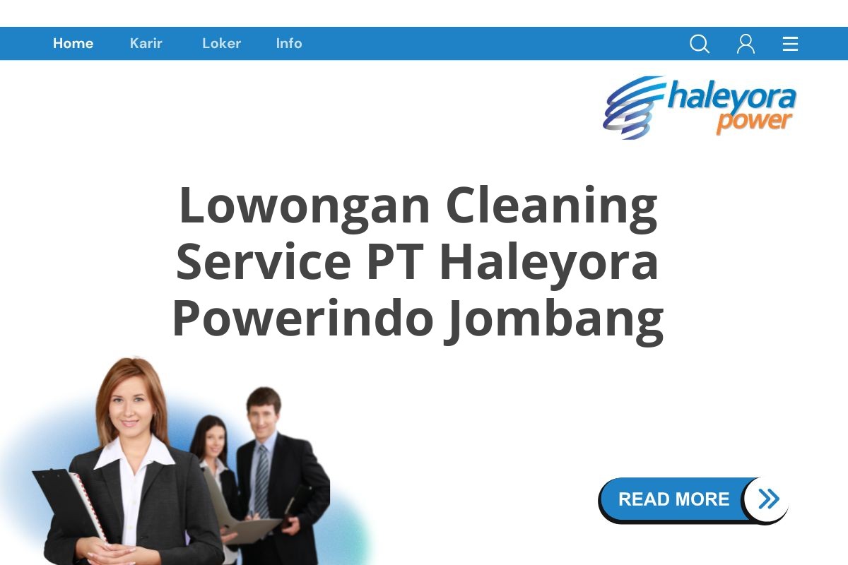 Lowongan Cleaning Service PT Haleyora Powerindo Jombang