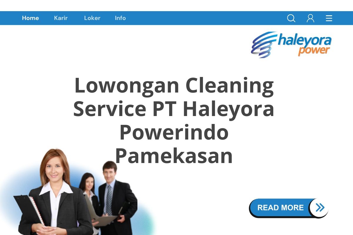 Lowongan Cleaning Service PT Haleyora Powerindo Pamekasan