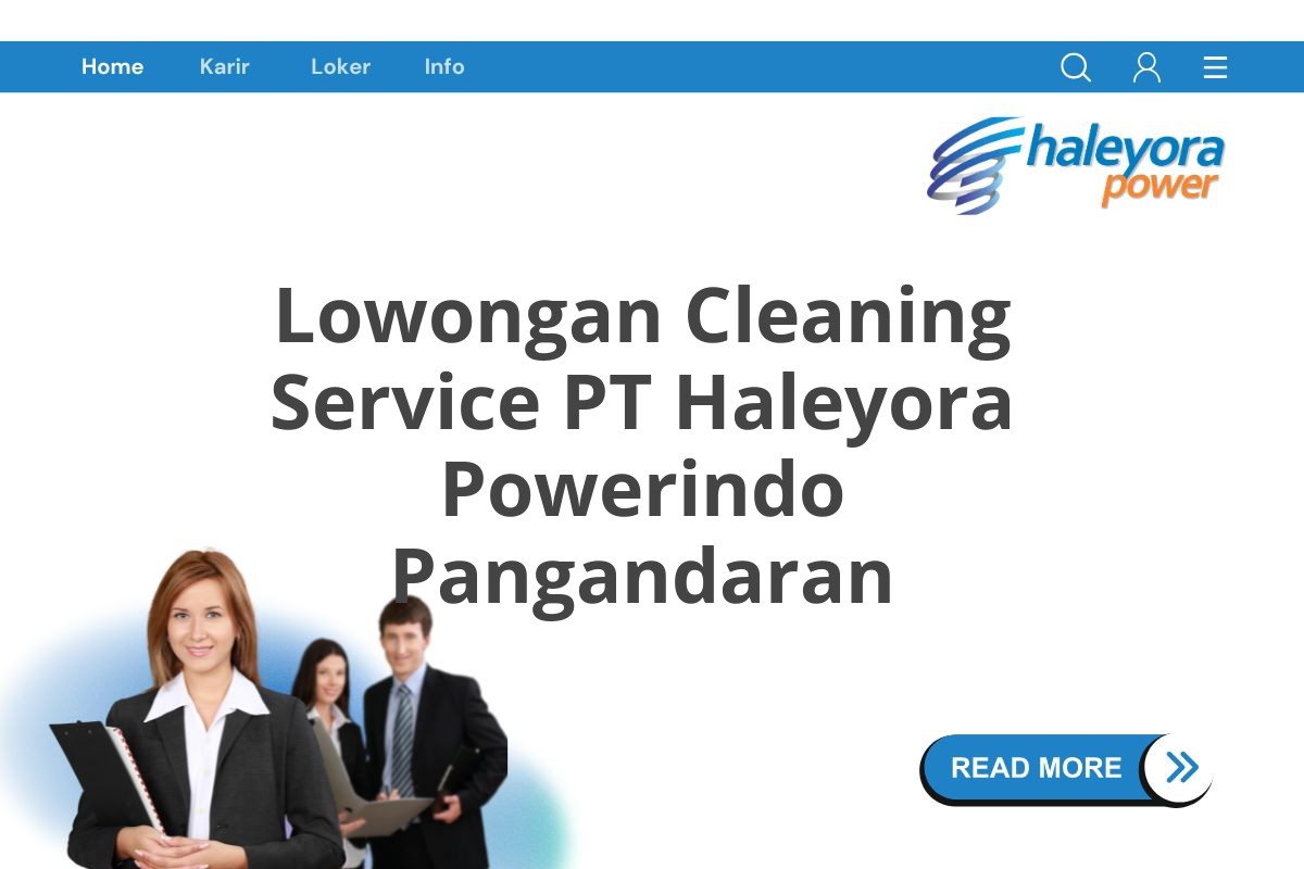 Lowongan Cleaning Service PT Haleyora Powerindo Pangandaran
