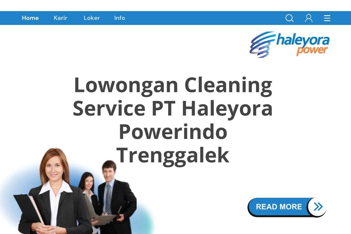 Lowongan Cleaning Service PT Haleyora Powerindo Trenggalek