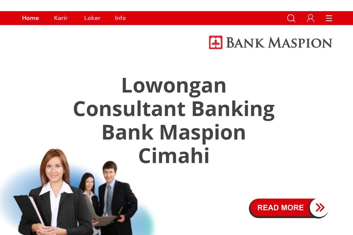 Lowongan Consultant Banking Bank Maspion Cimahi