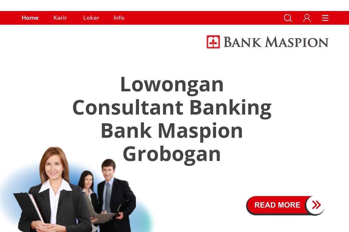 Lowongan Consultant Banking Bank Maspion Grobogan