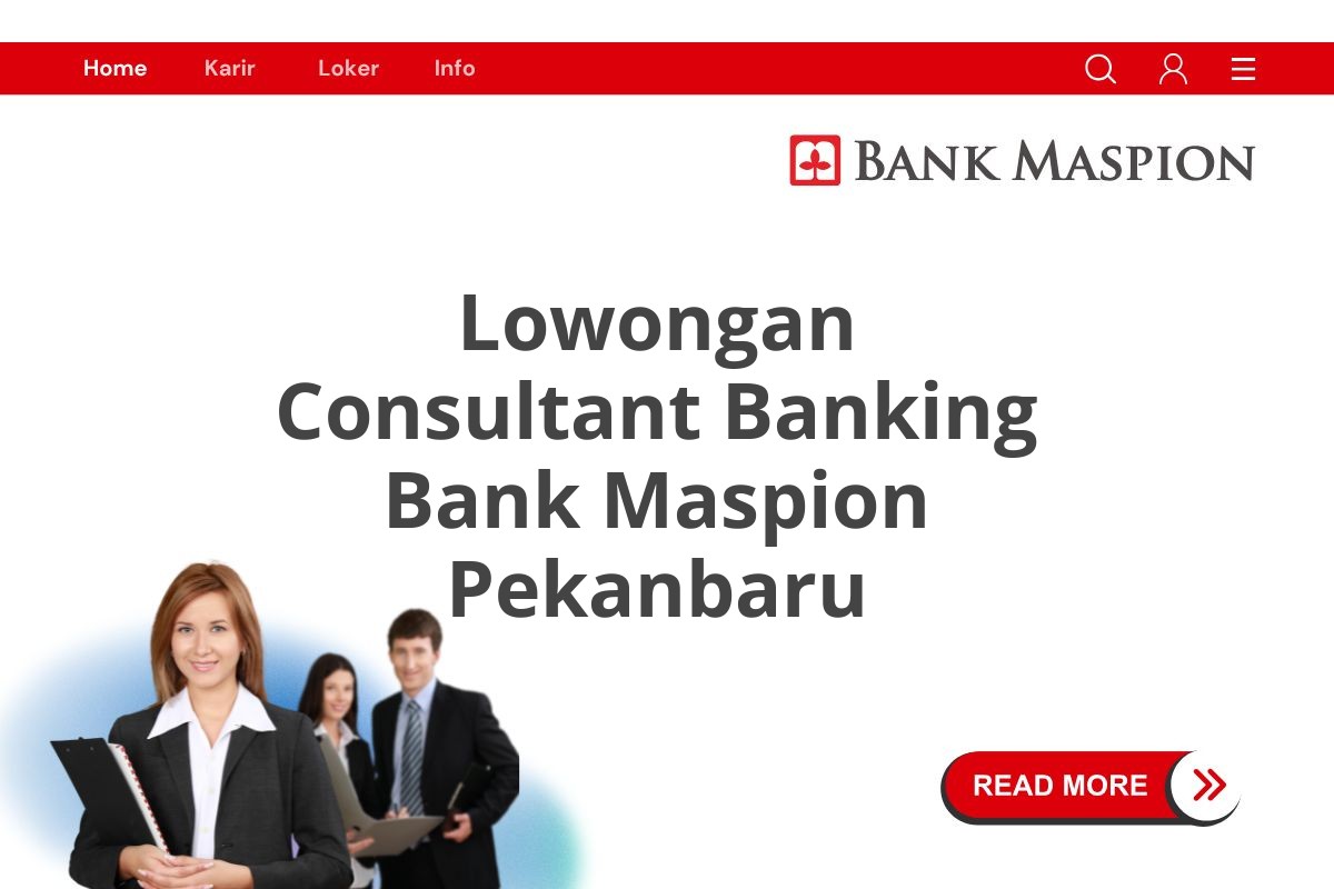 Lowongan Consultant Banking Bank Maspion Pekanbaru