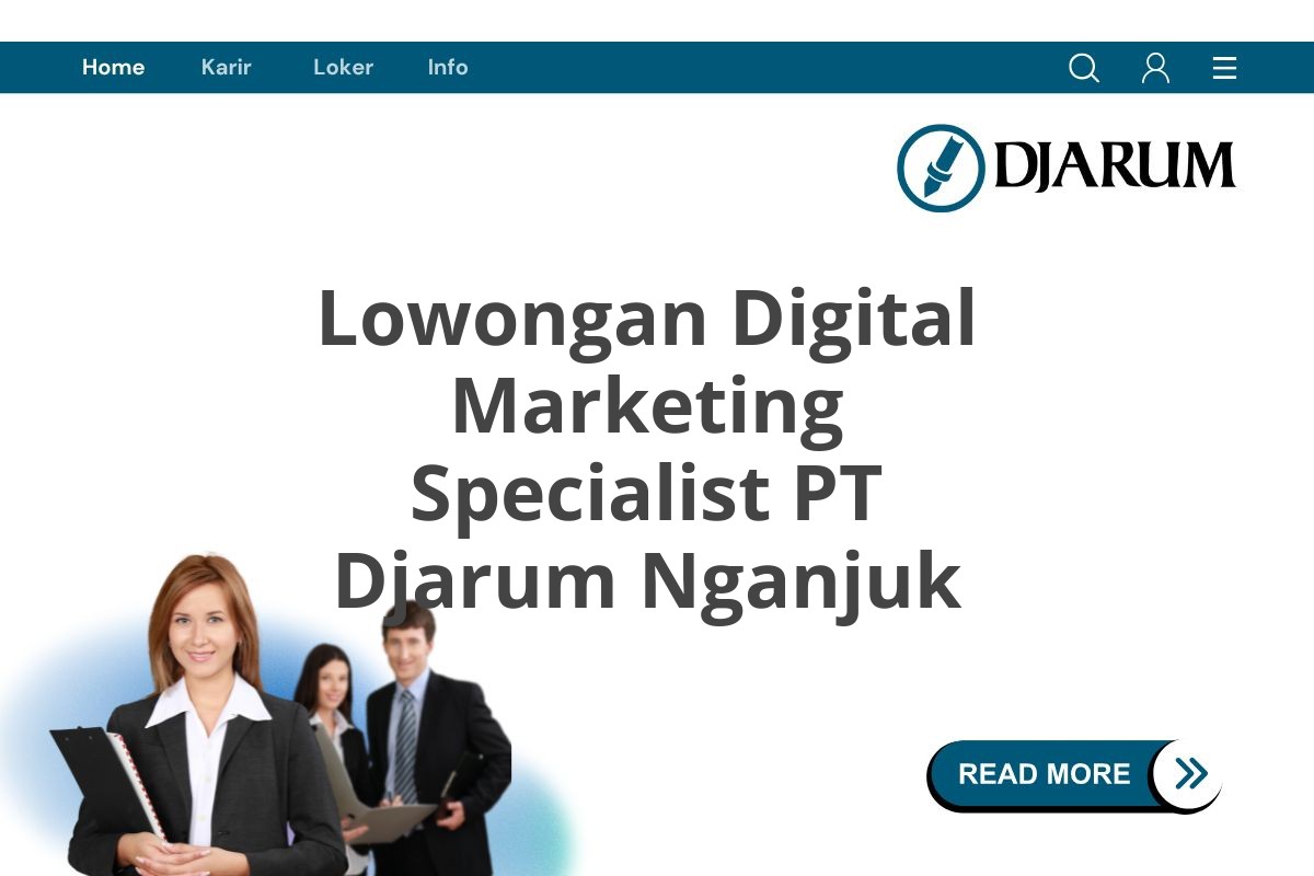 Lowongan Digital Marketing Specialist PT Djarum Nganjuk