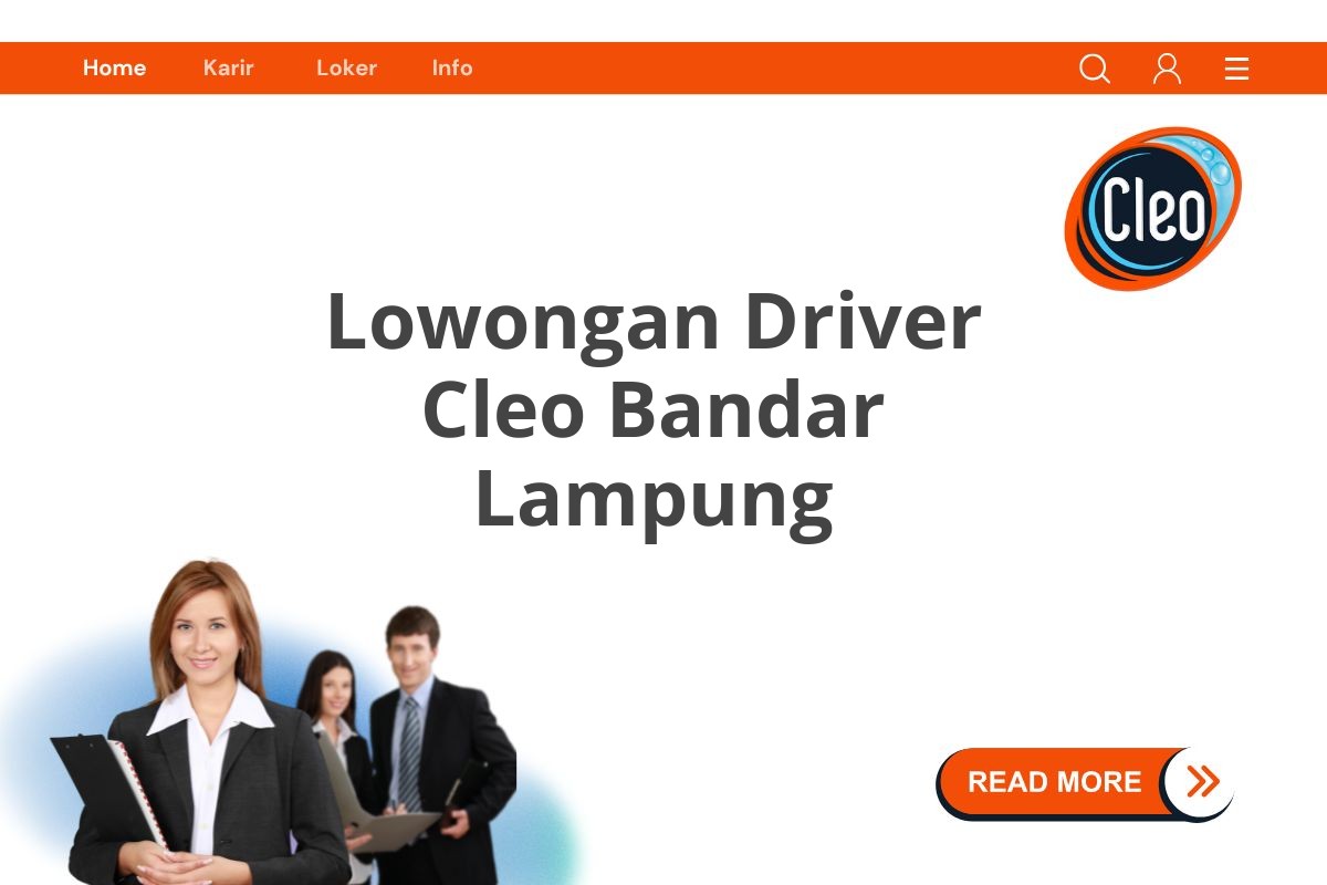 Lowongan Driver Cleo Bandar Lampung