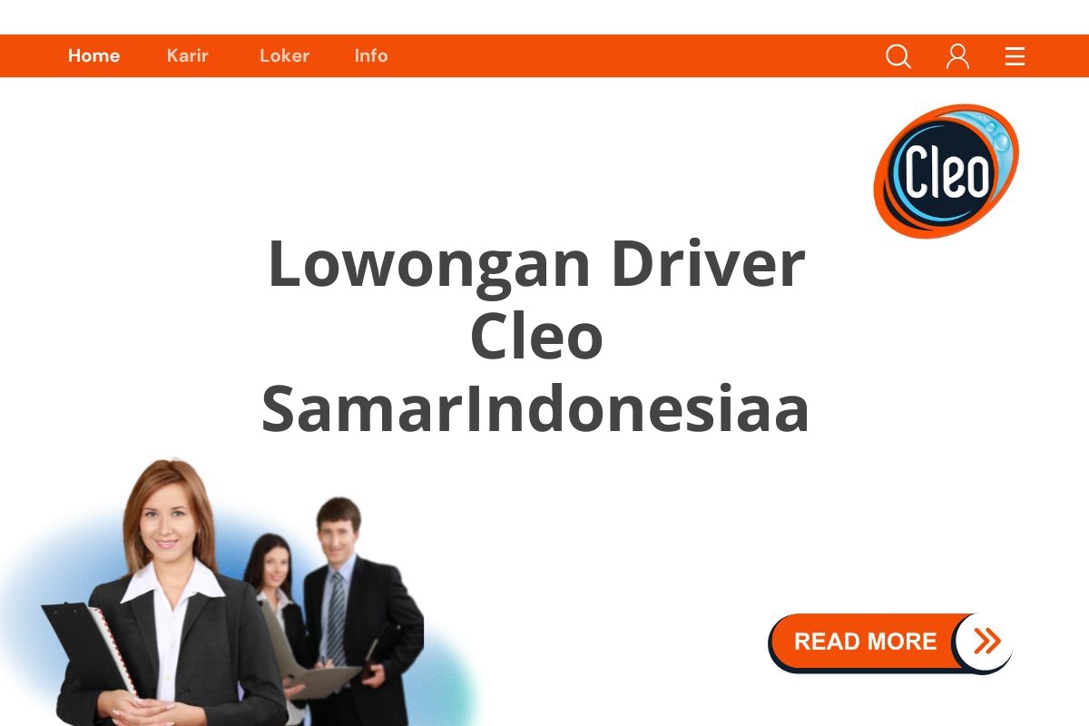 Lowongan Driver Cleo SamarIndonesiaa