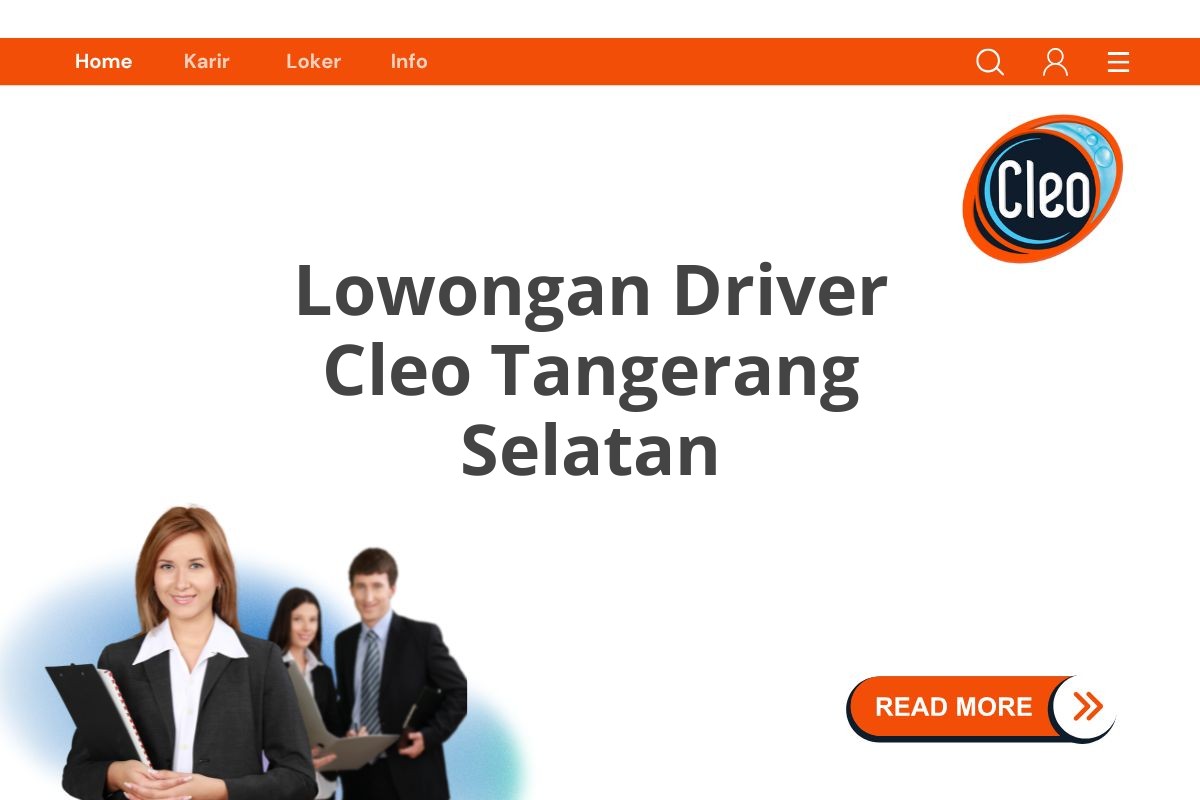 Lowongan Driver Cleo Tangerang Selatan