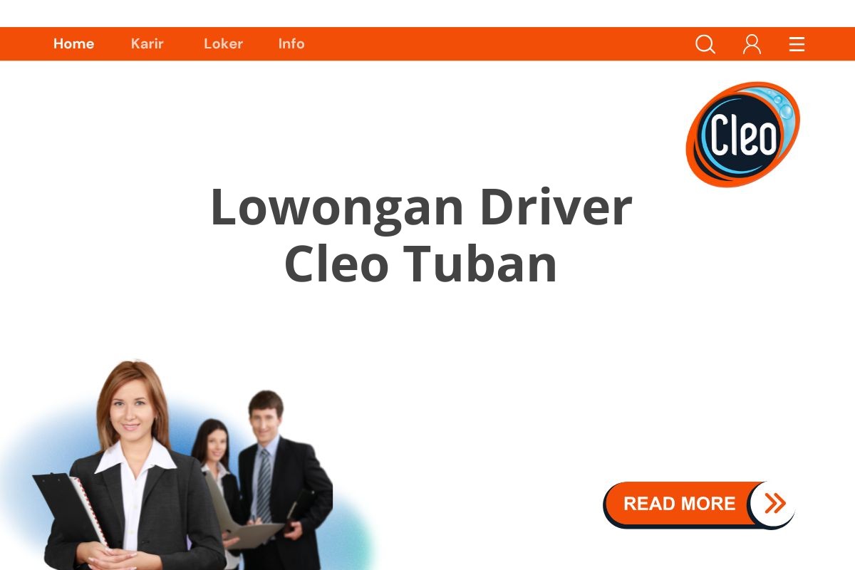 Lowongan Driver Cleo Tuban