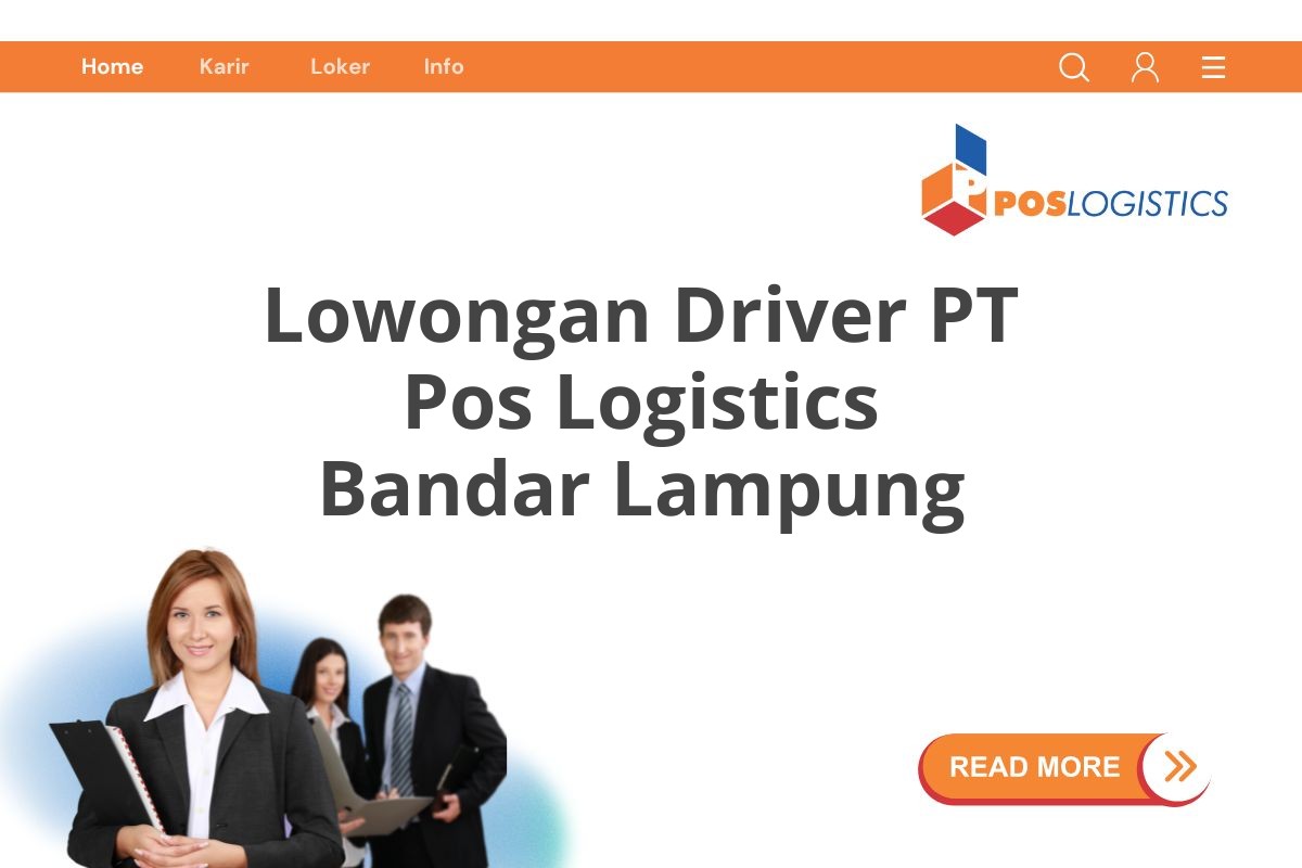 Lowongan Driver PT Pos Logistics Bandar Lampung