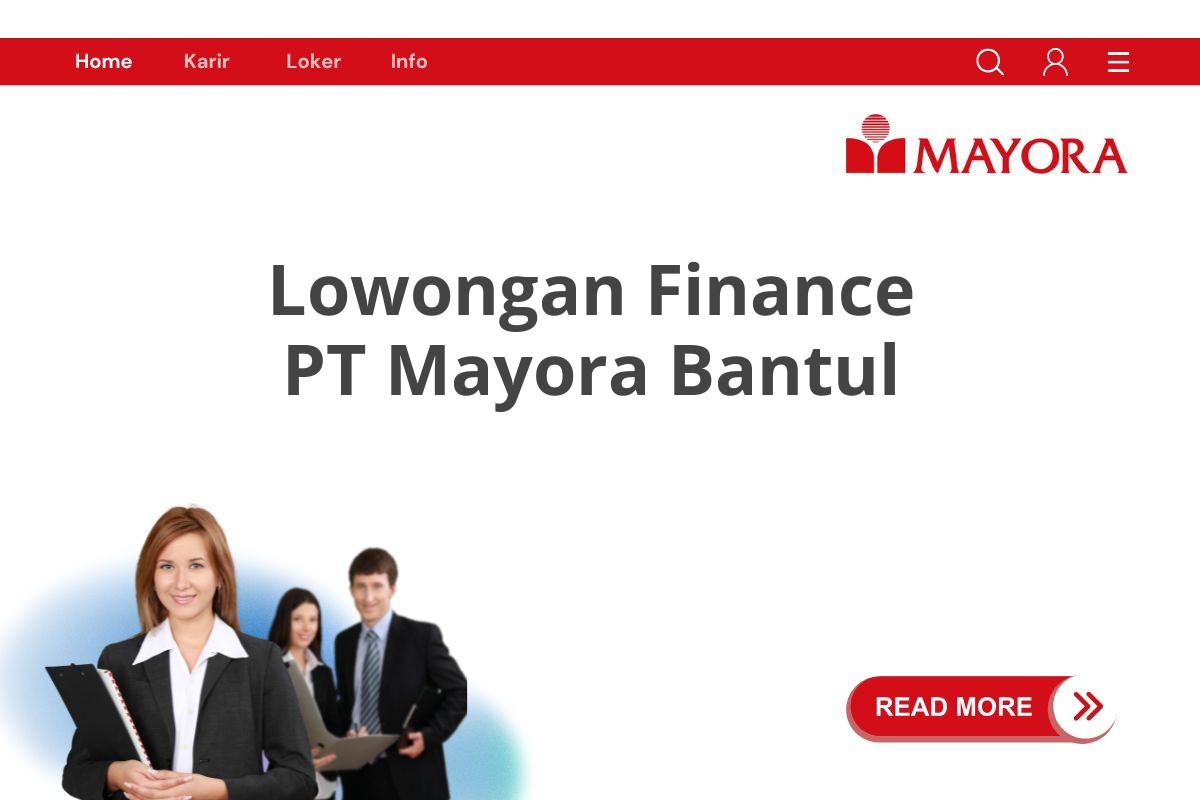 Lowongan Finance PT Mayora Bantul