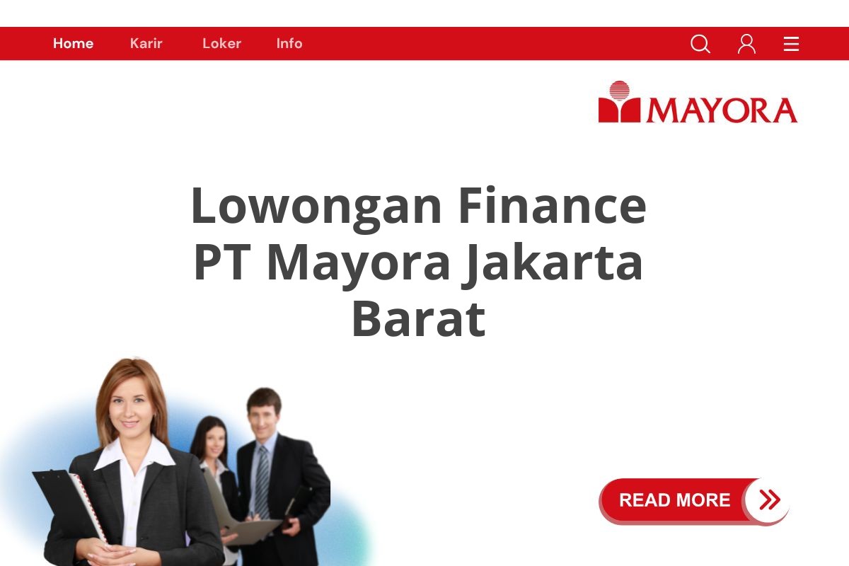 Lowongan Finance PT Mayora Jakarta Barat