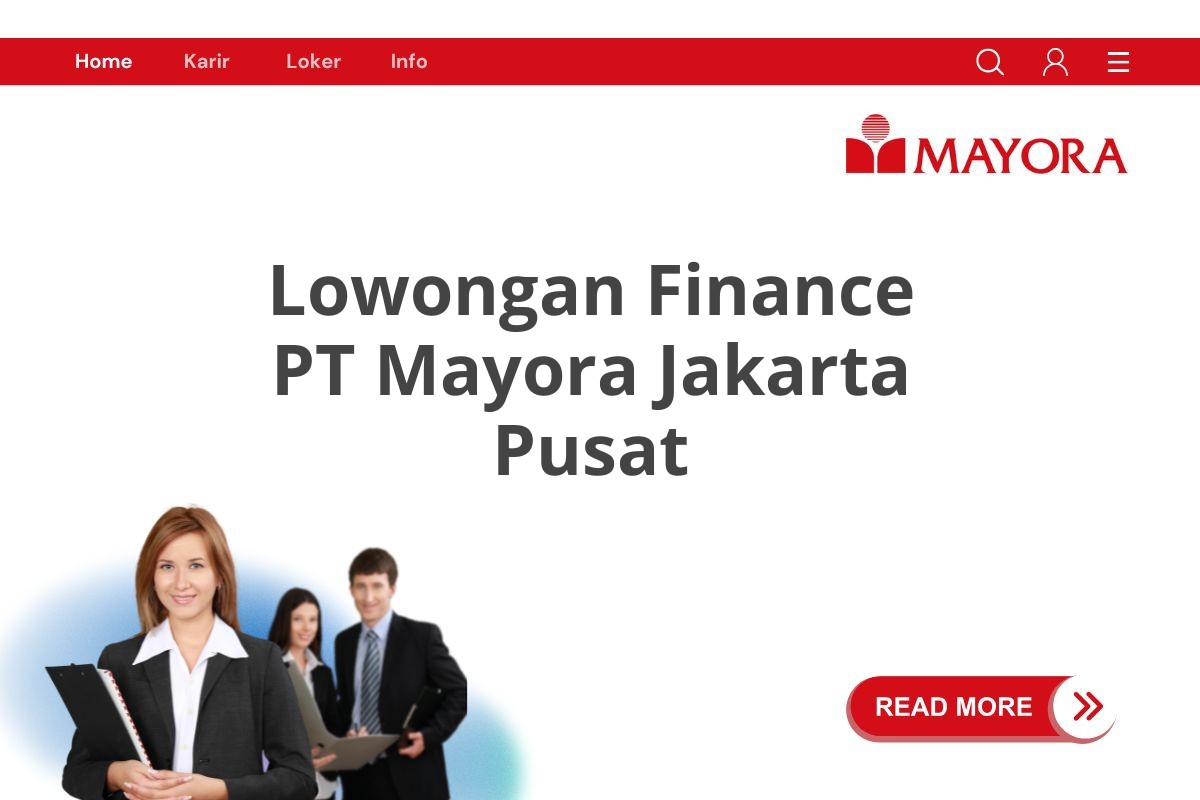 Lowongan Finance PT Mayora Jakarta Pusat
