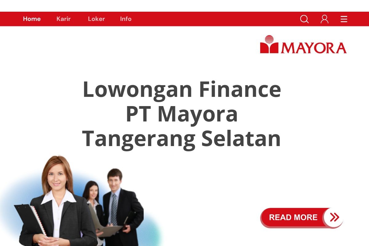 Lowongan Finance PT Mayora Tangerang Selatan