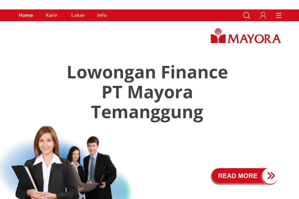 Lowongan Finance PT Mayora Temanggung