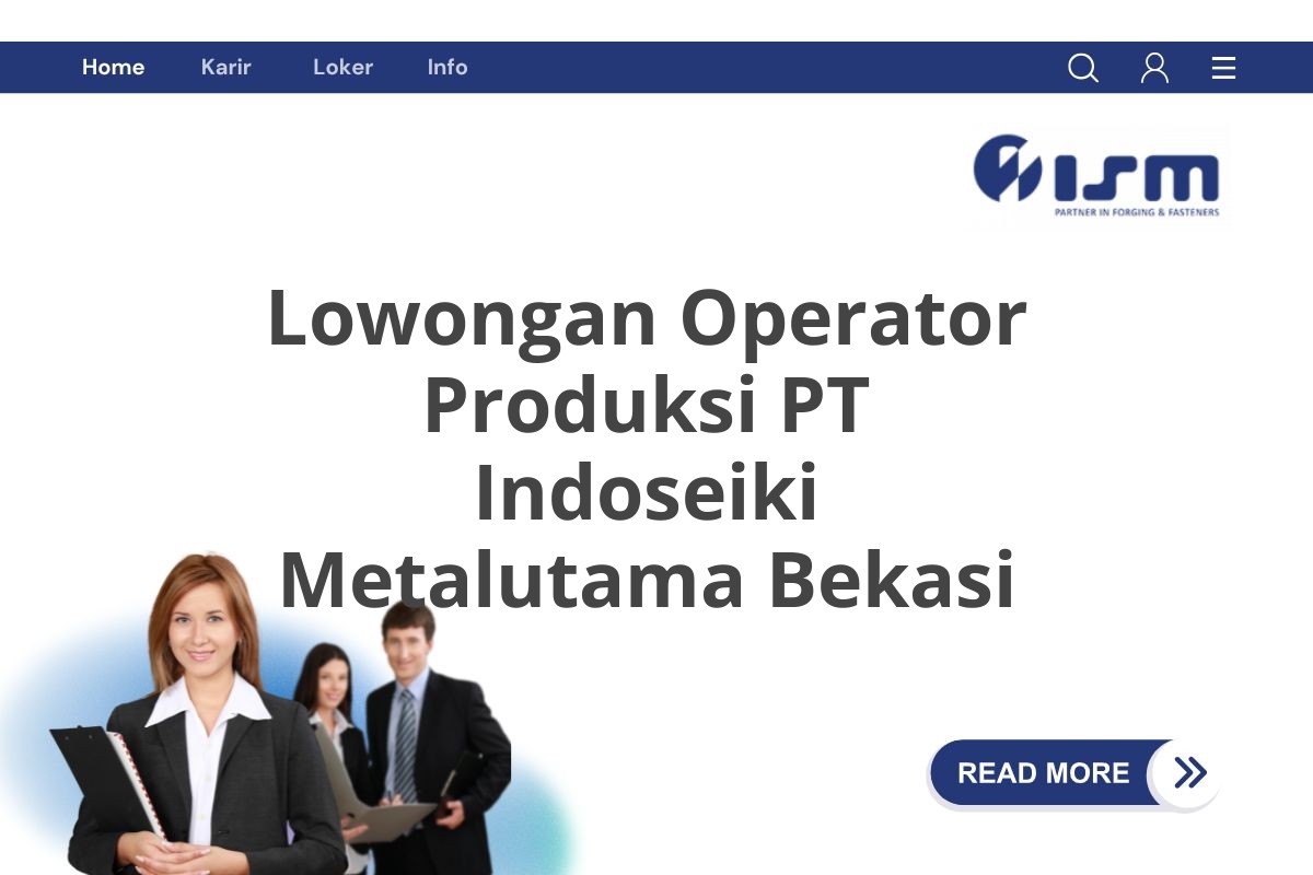 Lowongan Operator Produksi PT Indoseiki Metalutama Bekasi