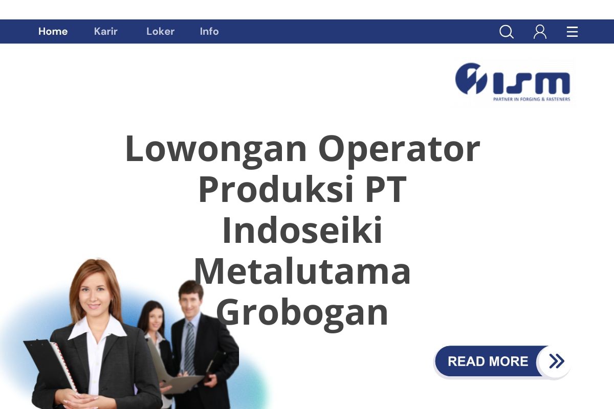 Lowongan Operator Produksi PT Indoseiki Metalutama Grobogan