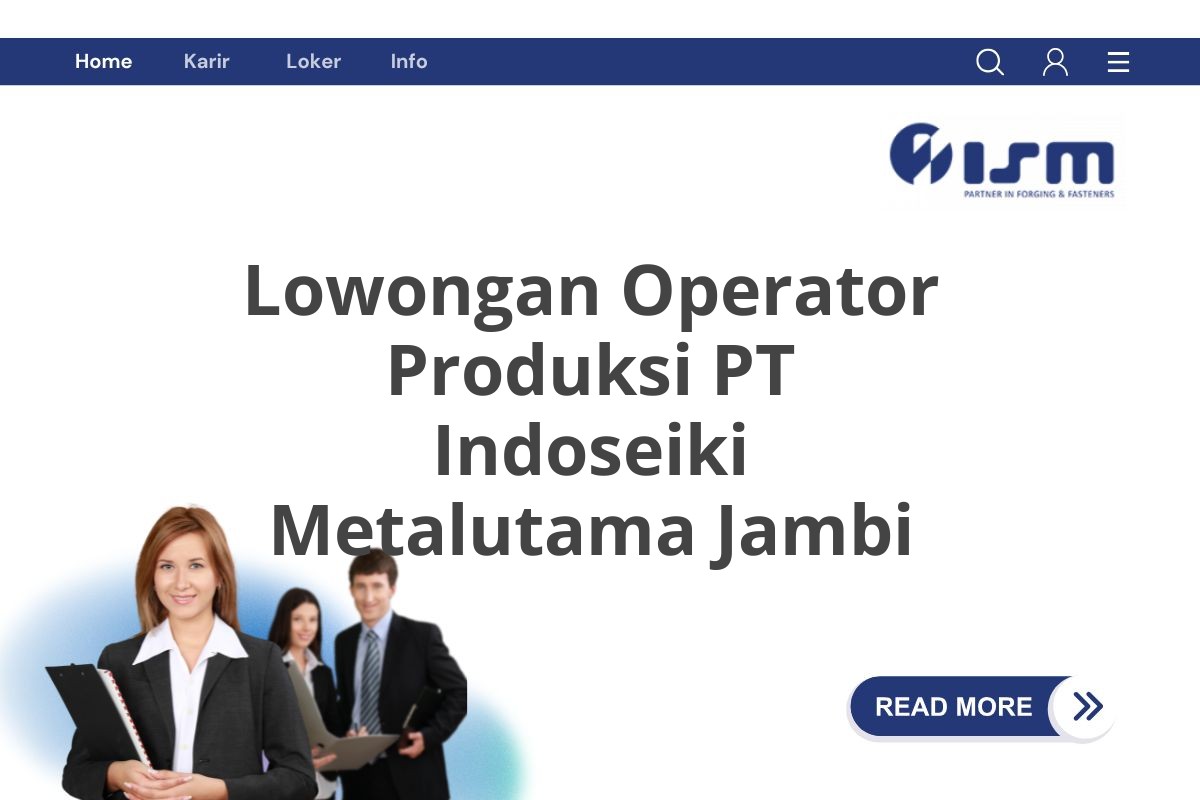 Lowongan Operator Produksi PT Indoseiki Metalutama Jambi