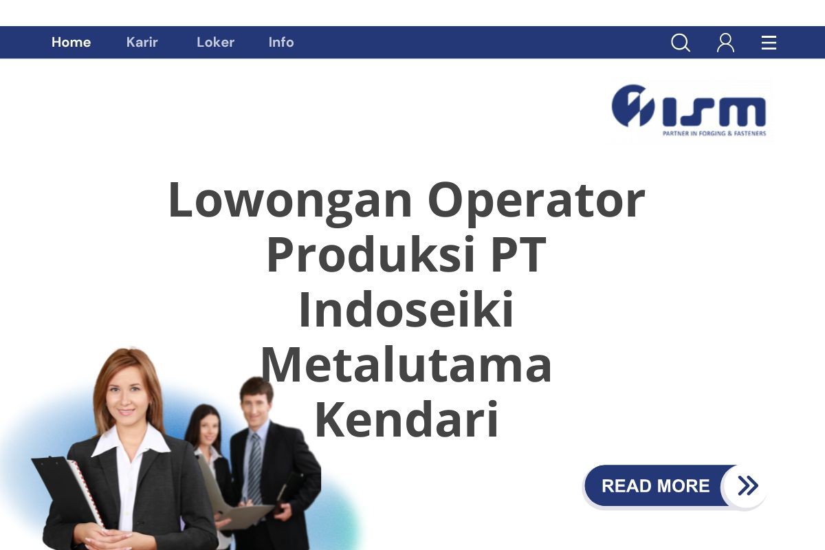 Lowongan Operator Produksi PT Indoseiki Metalutama Kendari