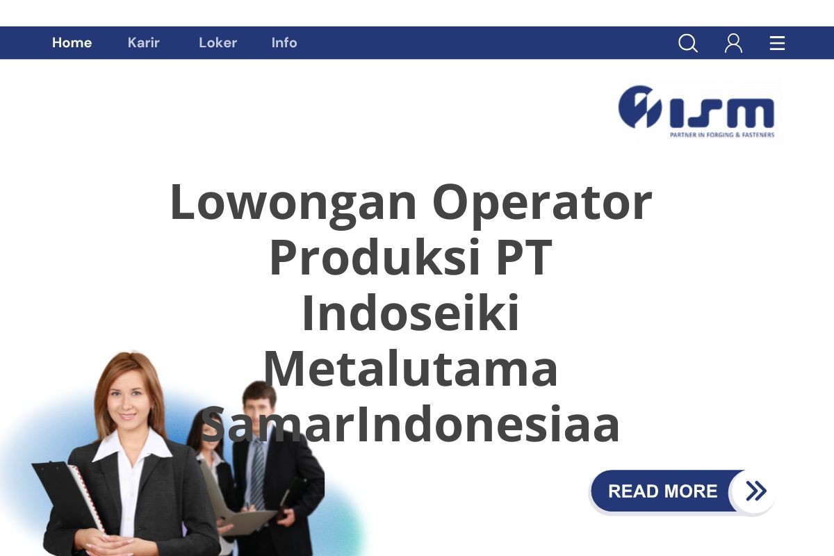 Lowongan Operator Produksi PT Indoseiki Metalutama SamarIndonesiaa