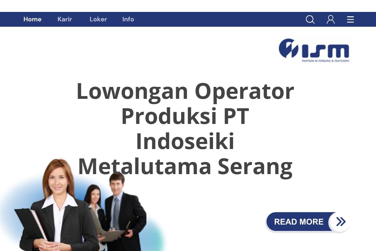 Lowongan Operator Produksi PT Indoseiki Metalutama Serang