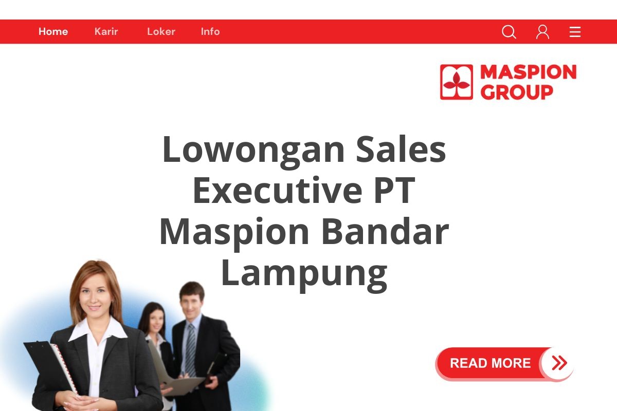 Lowongan Sales Executive PT Maspion Bandar Lampung
