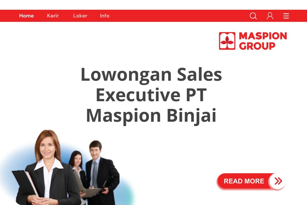 Lowongan Sales Executive PT Maspion Binjai