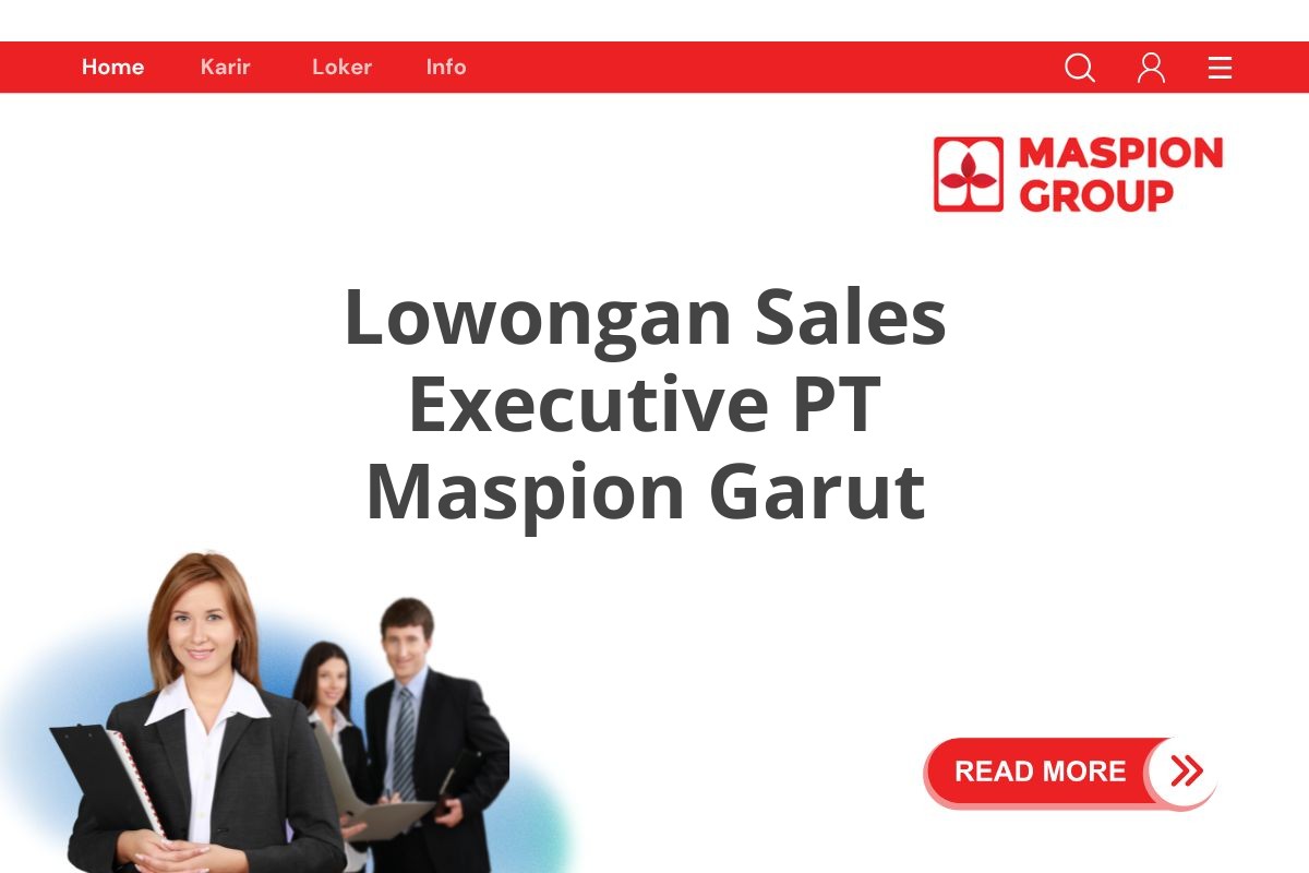 Lowongan Sales Executive PT Maspion Garut