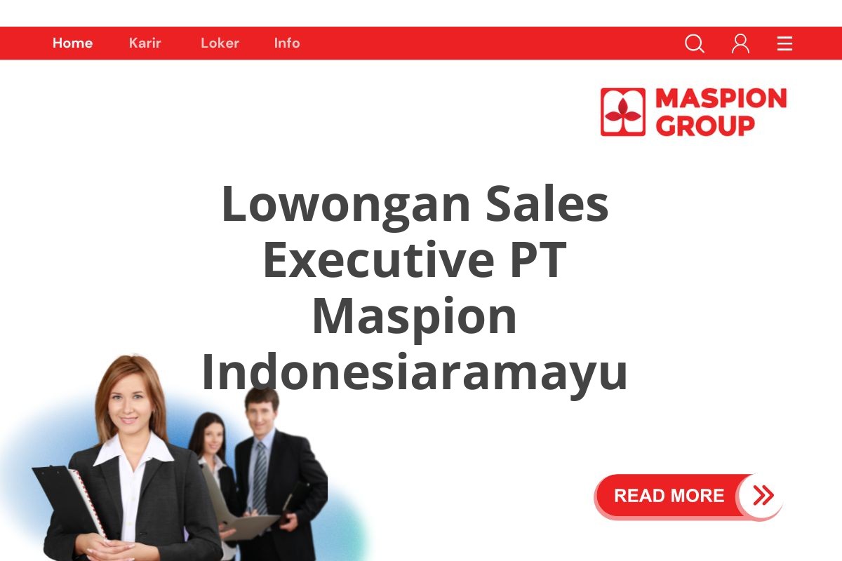 Lowongan Sales Executive PT Maspion Indonesiaramayu