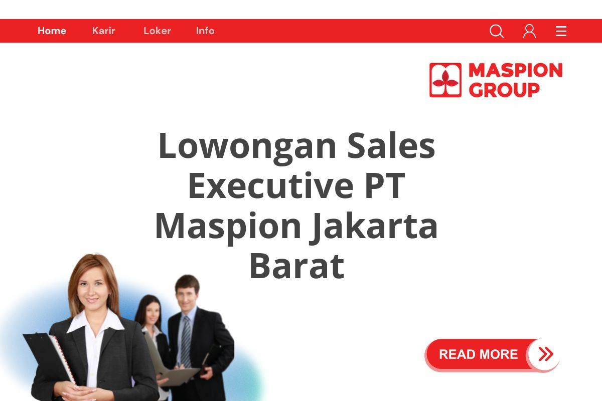 Lowongan Sales Executive PT Maspion Jakarta Barat