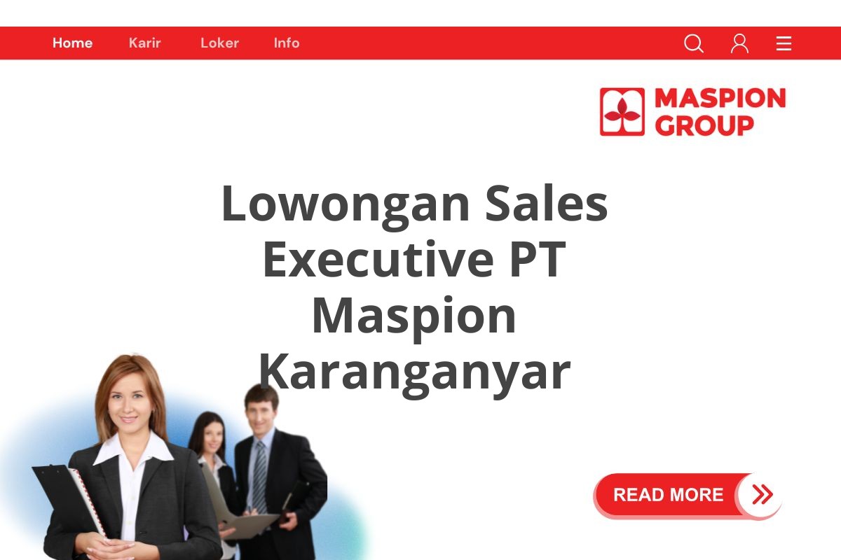 Lowongan Sales Executive PT Maspion Karanganyar