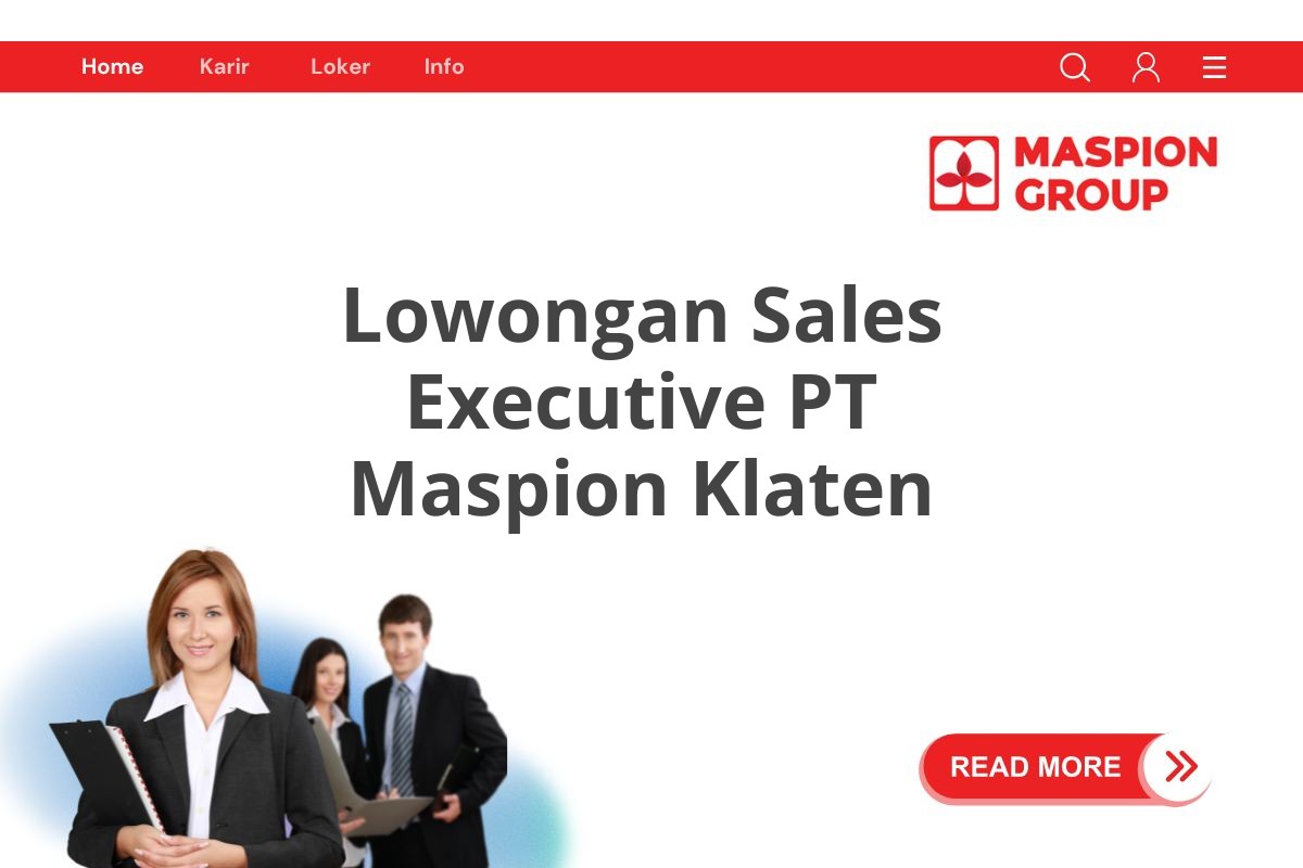Lowongan Sales Executive PT Maspion Klaten