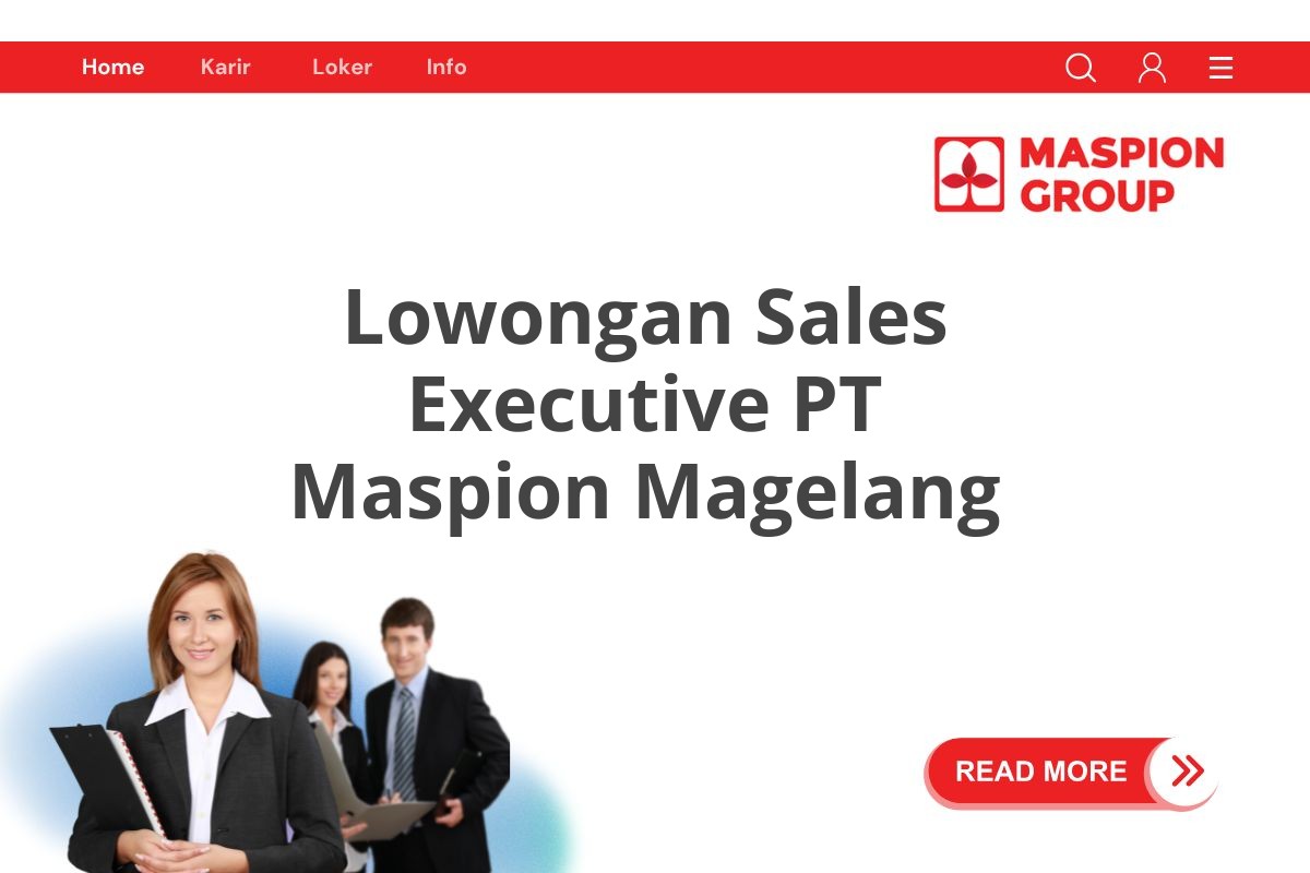 Lowongan Sales Executive PT Maspion Magelang