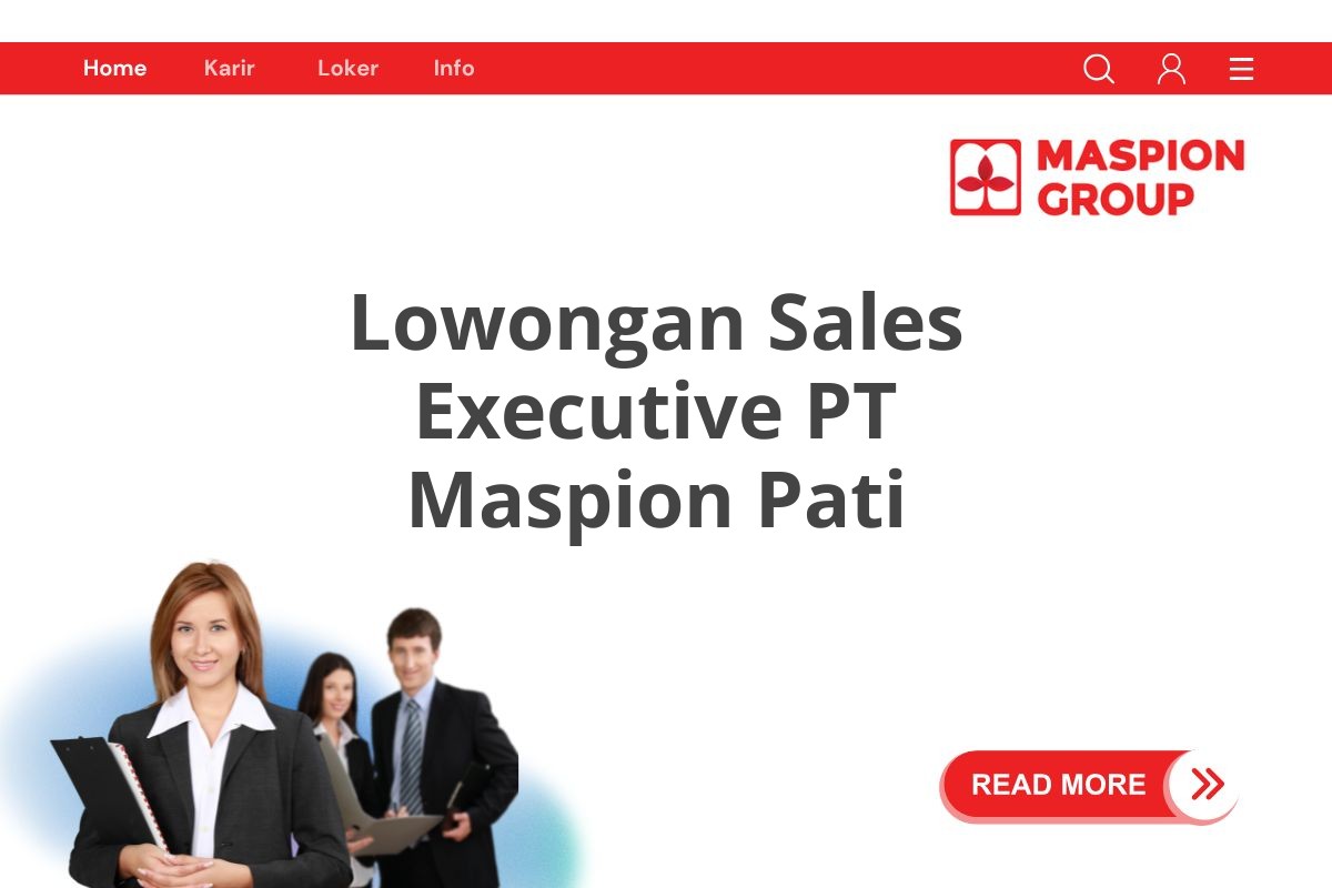 Lowongan Sales Executive PT Maspion Pati