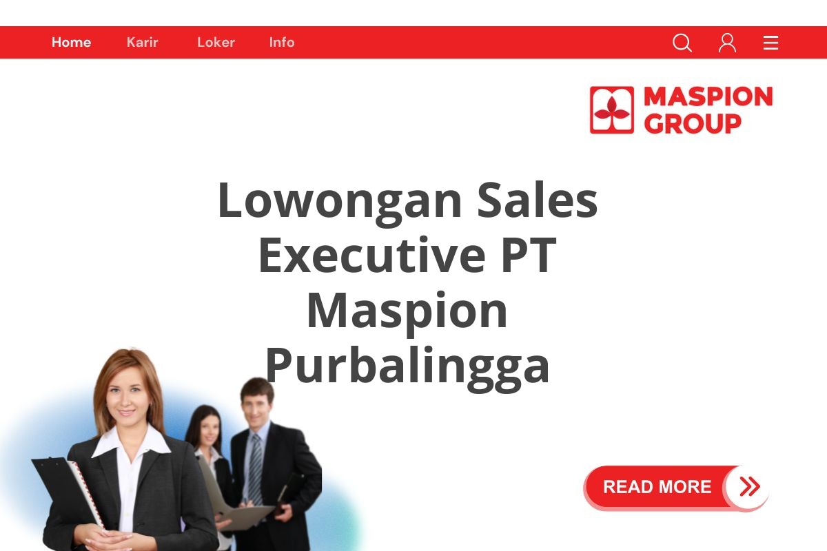 Lowongan Sales Executive PT Maspion Purbalingga