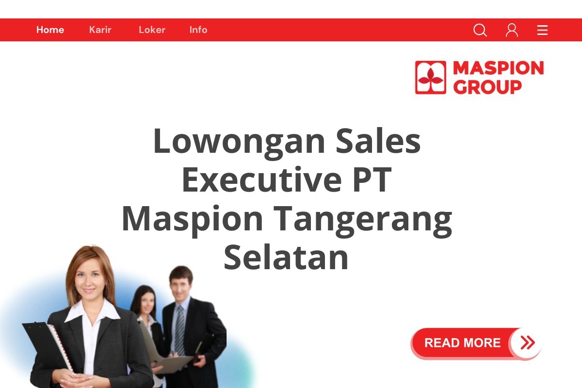 Lowongan Sales Executive PT Maspion Tangerang Selatan